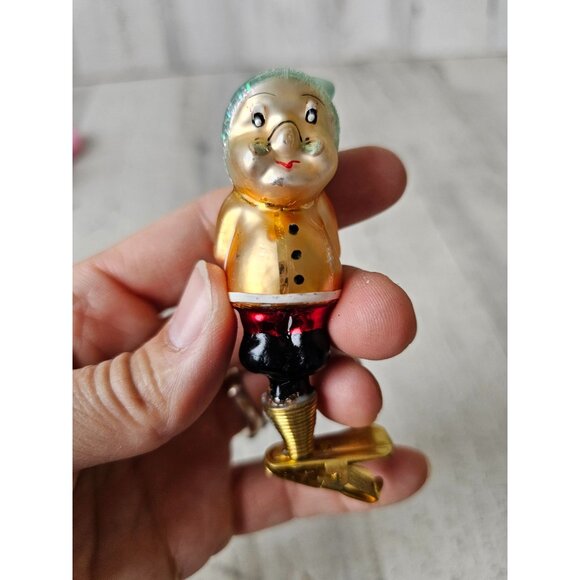 Radko snowwhite makes 8 dwarf clip on ornament glass Xmas tree - Picture 6 of 9